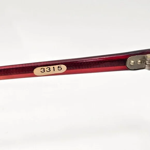 VTG Aviator Sunglasses Gradient Red Frame Oversized Brown Lens Luxury Style - Picture 8 of 15